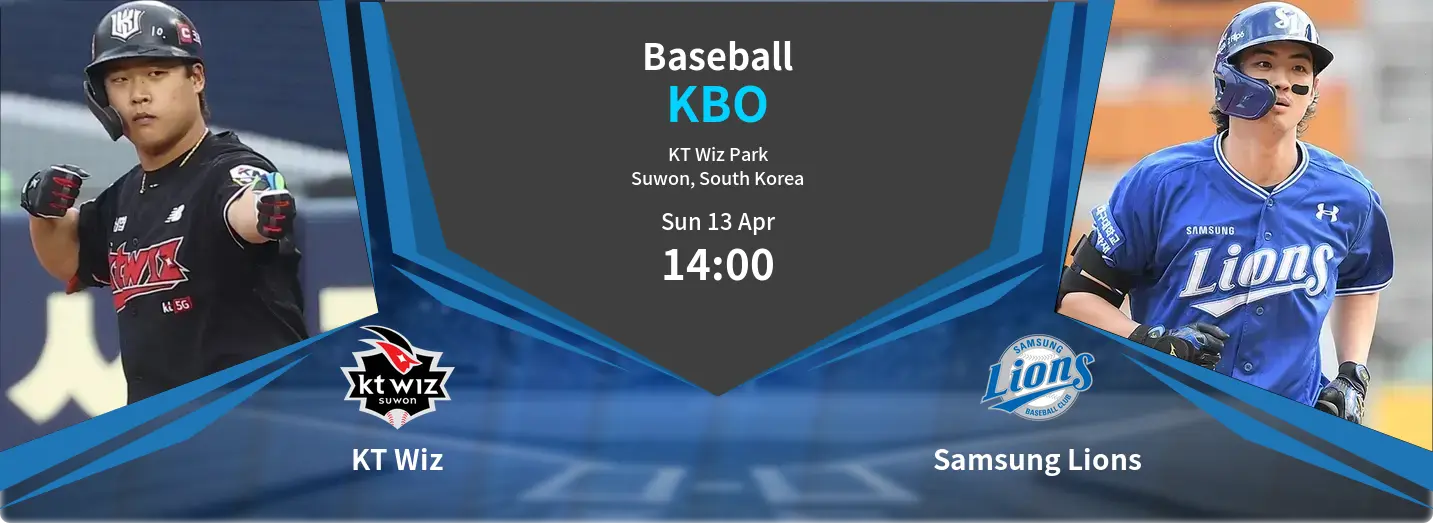 KT Wiz VS Samsung Lions KBO Match Analysis – April 13, 2025 KT Wiz VS Samsung Lions KBO Match Analysis – April 13, 2025