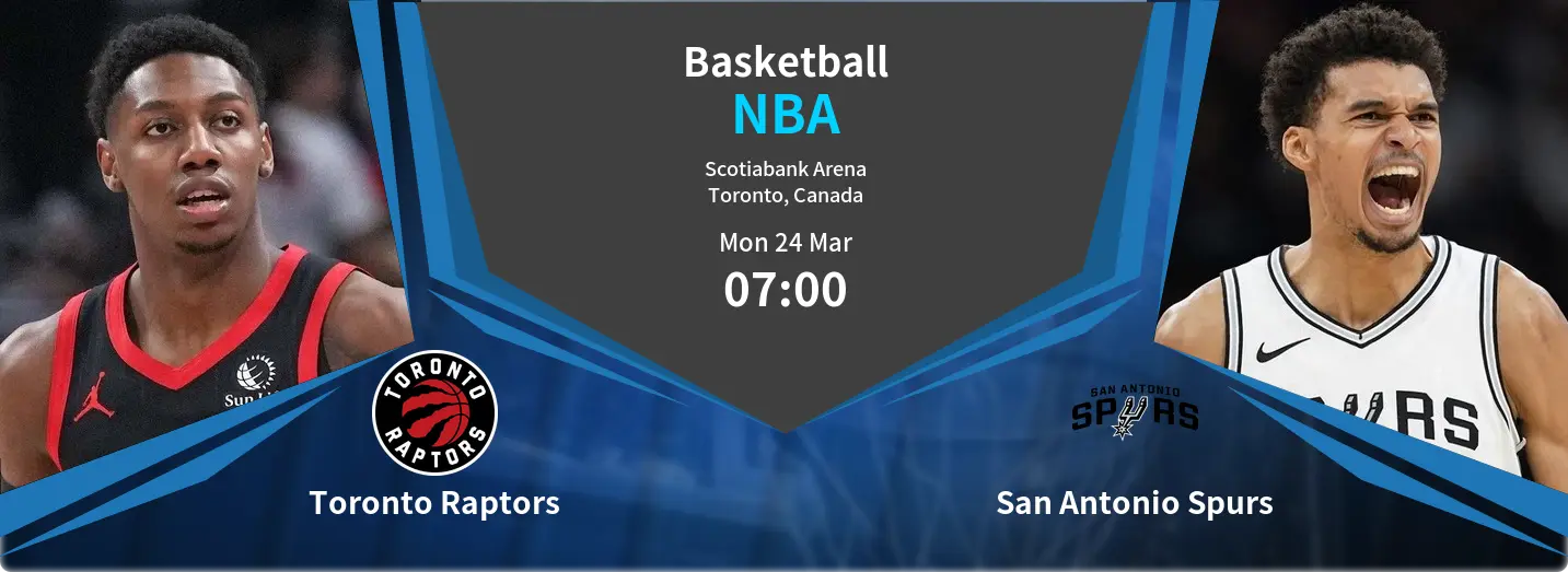 Toronto Raptors VS San Antonio Spurs NBA Match Analysis – March 24, 2025 Toronto Raptors VS San Antonio Spurs NBA Match Analysis – March 24, 2025