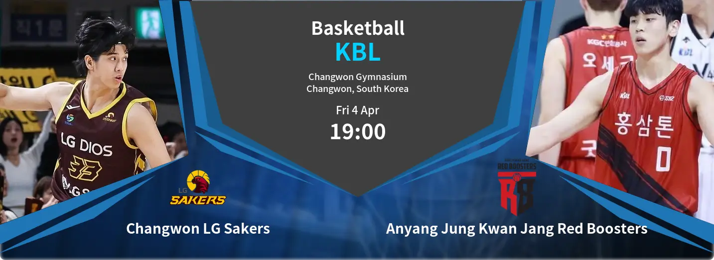 Changwon LG Sakers VS Anyang Jung Kwan Jang Red Boosters KBL Match Analysis – April 04, 2025 Changwon LG Sakers VS Anyang Jung Kwan Jang Red Boosters KBL Match Analysis – April 04, 2025