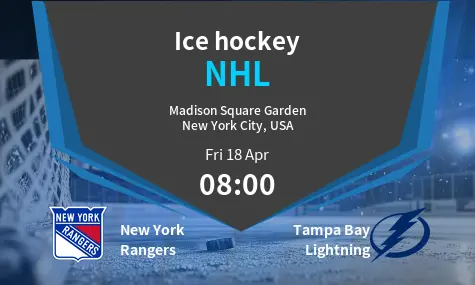 New York Rangers VS Tampa Bay Lightning NHL Match Analysis – April 18, 2025